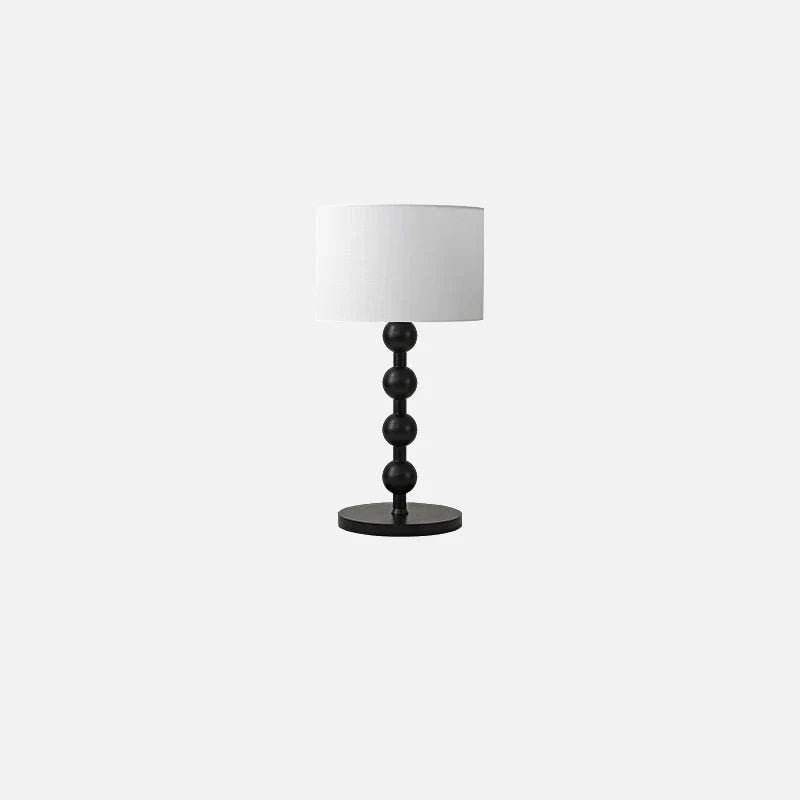 Lana Wood Rounds Table & Floor Lamp