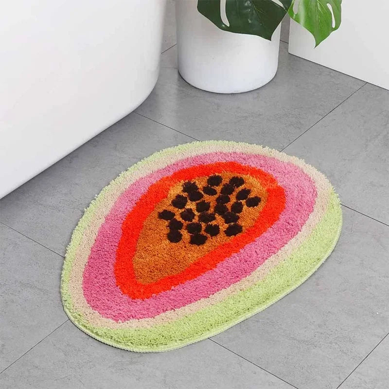 Fresh Picks Plush Bath Mat Passion Fruit