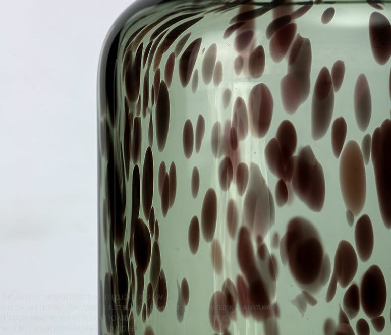 Leopard Murano Glass Vase