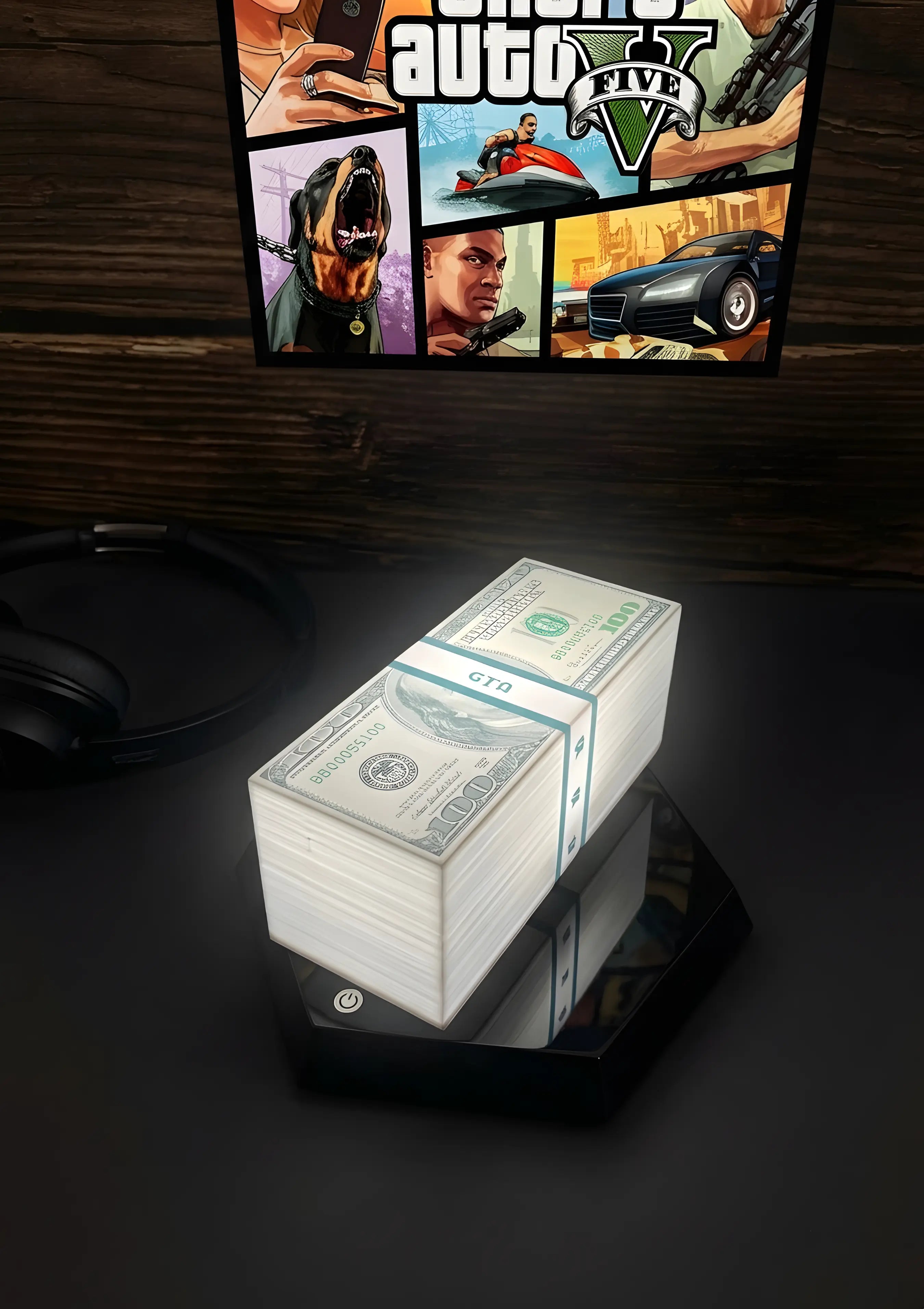CashGlitch™ -  Floating Money Lamp