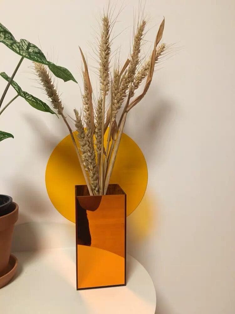 Light Transit Acrylic Vase & Desktop Accent - Final Sale