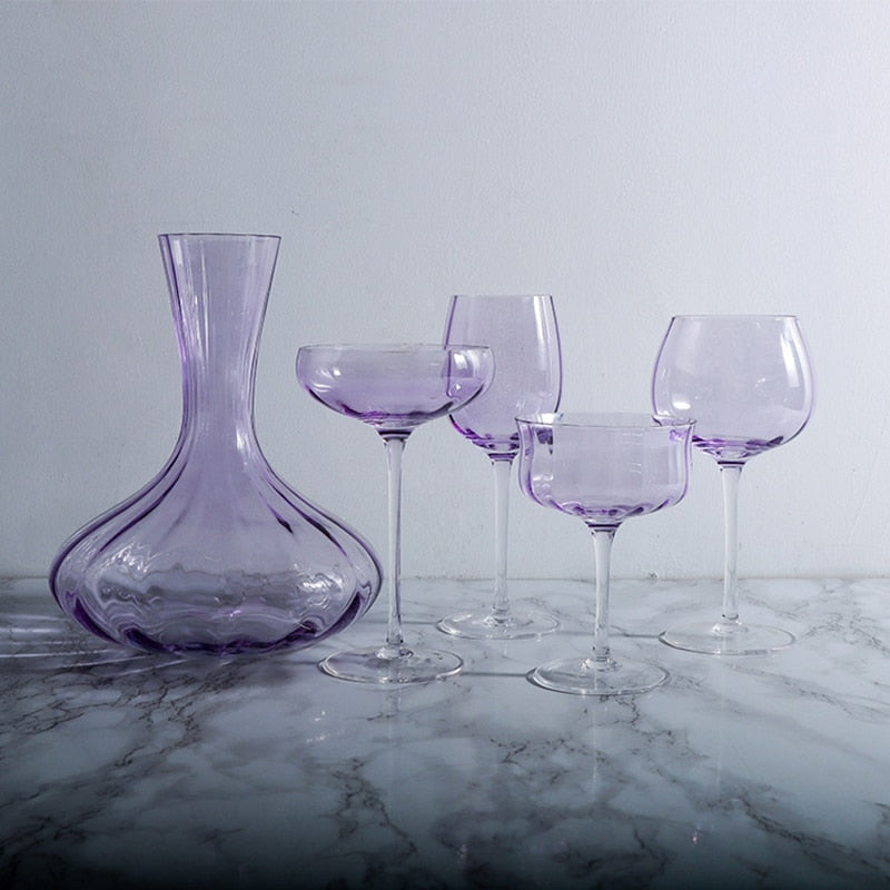 Lilac Wine Luxury Glass & Decanter