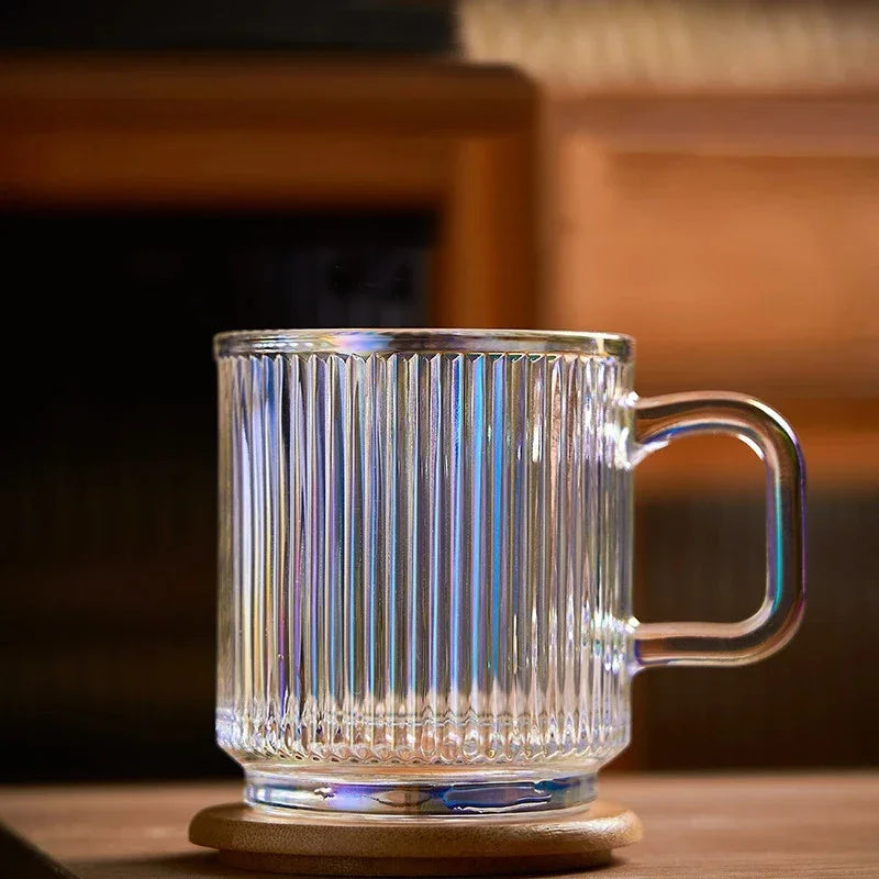 Linear Elegance Glass Mug