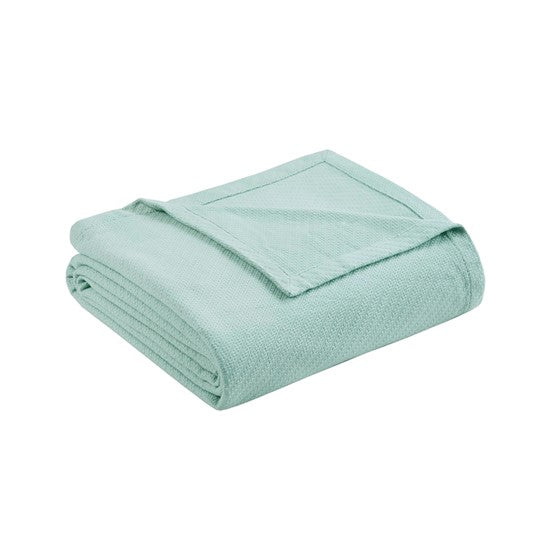 Liquid Cotton Blanket Sea