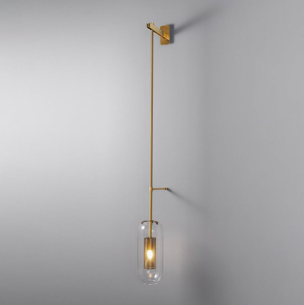 Luce Postmodern Wall Sconce Medium Gold