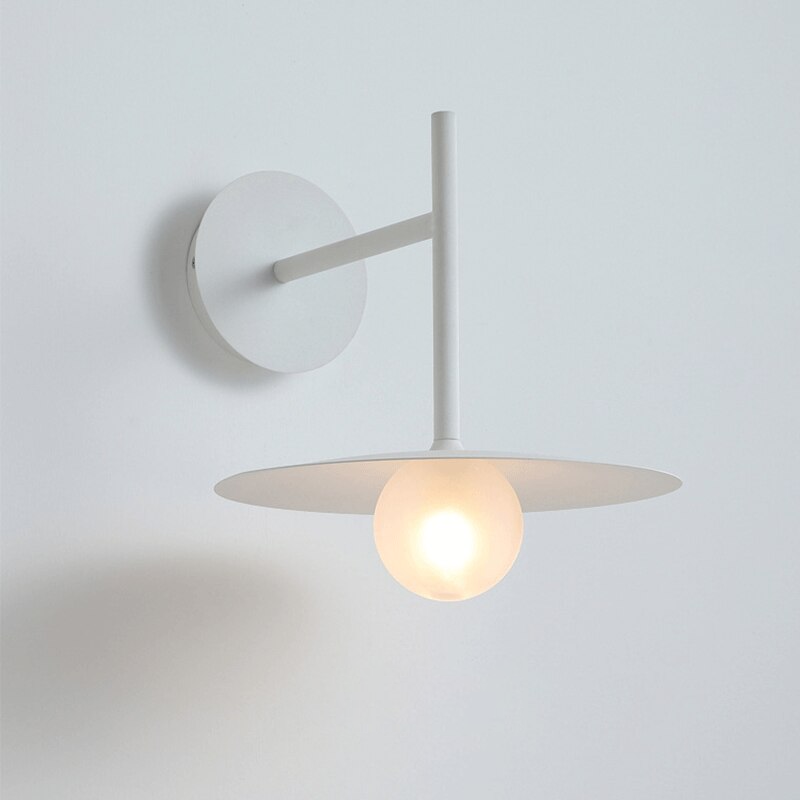 Lukas Iron Wall Lamp White