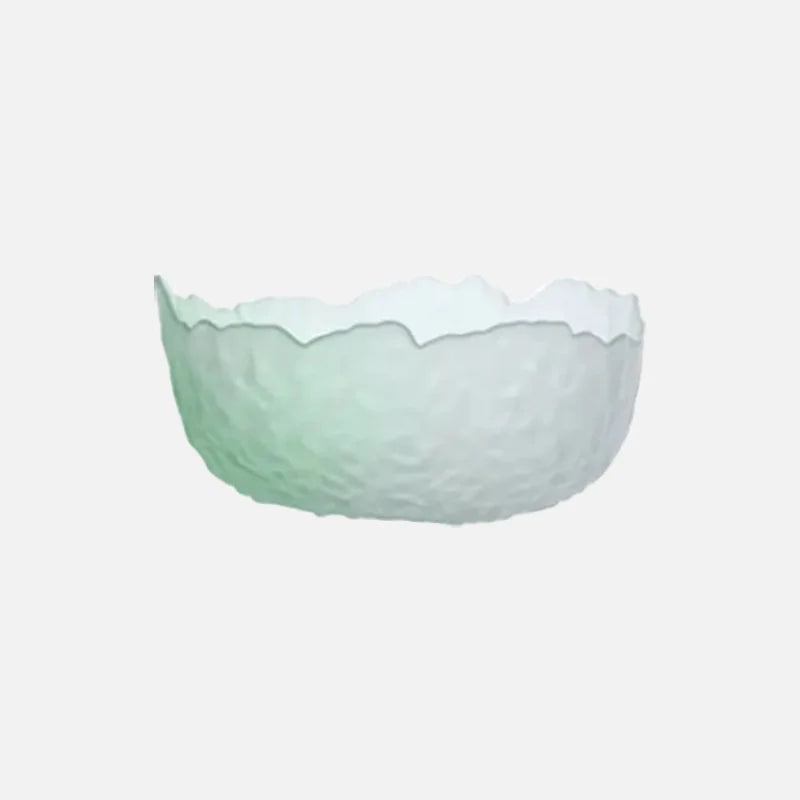 Lulu Frosted Dessert Bowl Green Large