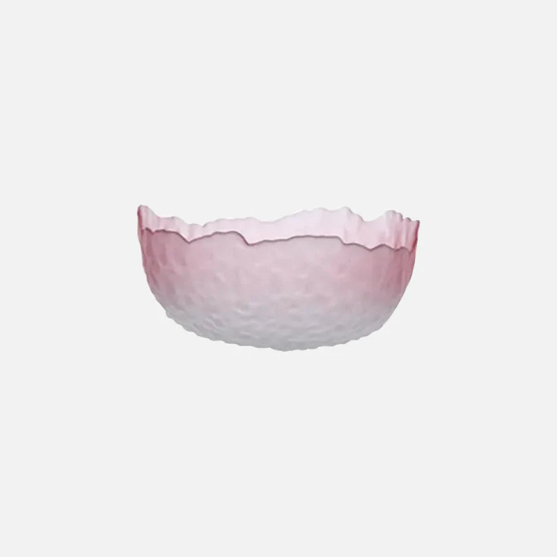 Lulu Frosted Dessert Bowl Pink Medium