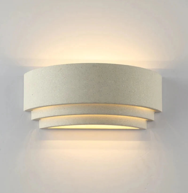 Lume Stone Waterproof LED Wall Sconce Indoor White