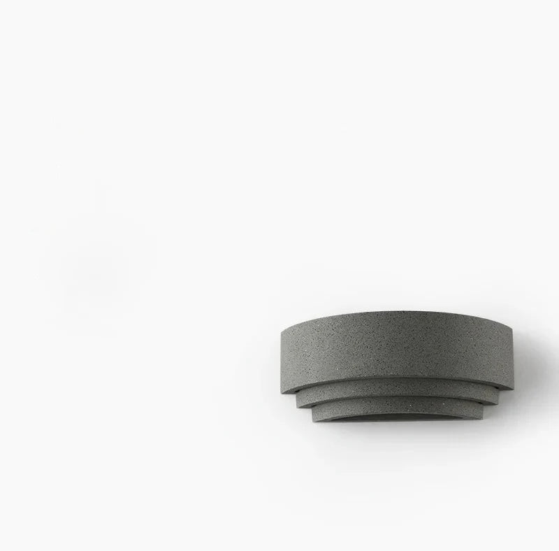 Lume Stone Waterproof LED Wall Sconce Outdoor Black