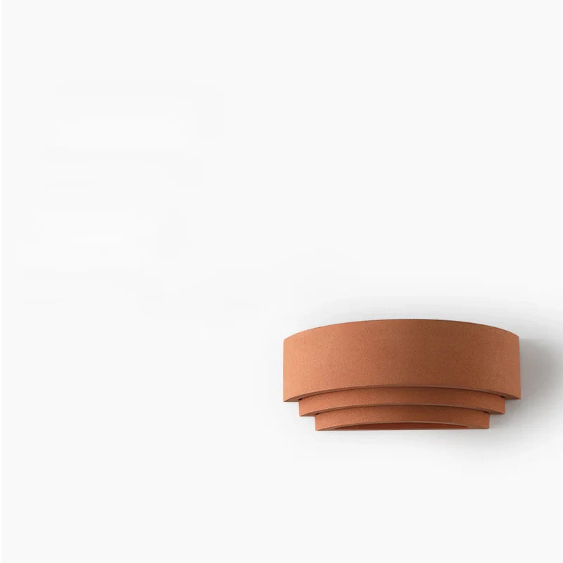 Lume Stone Waterproof LED Wall Sconce Outdoor Orange