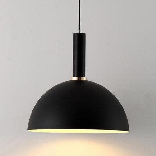 Lumina Colored Pendant Lights Half Moon Black