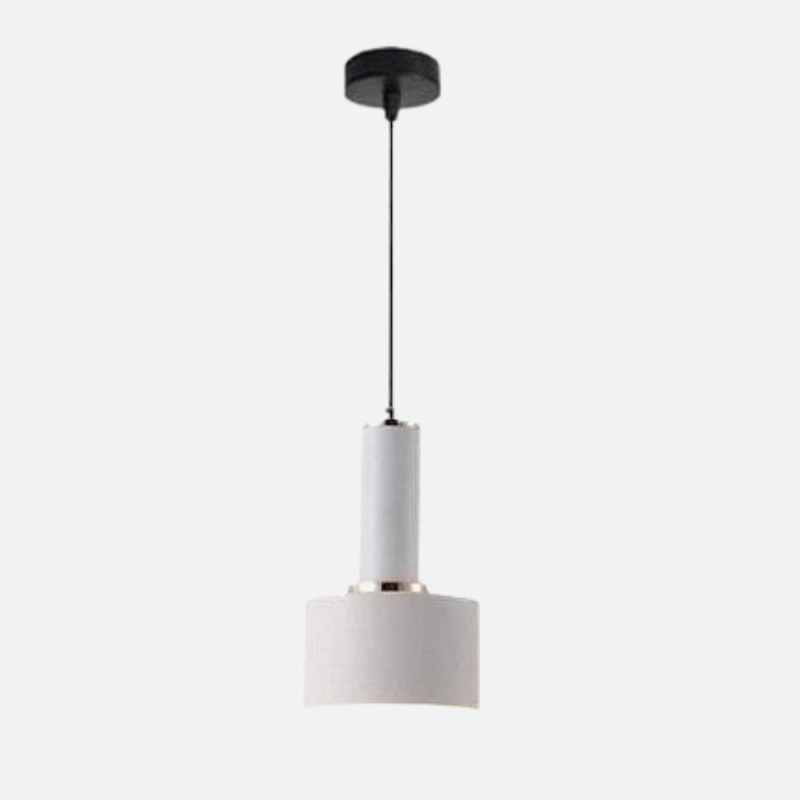 Lumina Colored Pendant Lights Cylinder White