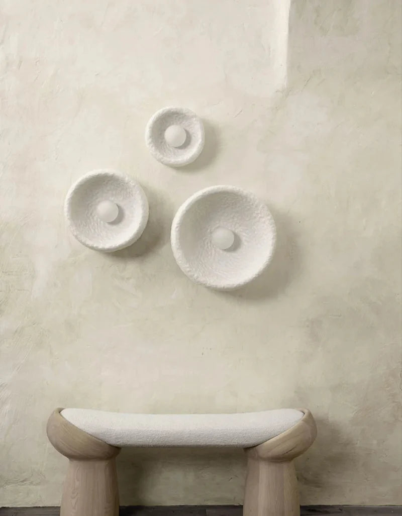 Lunar Textured Wall Sconce Set
