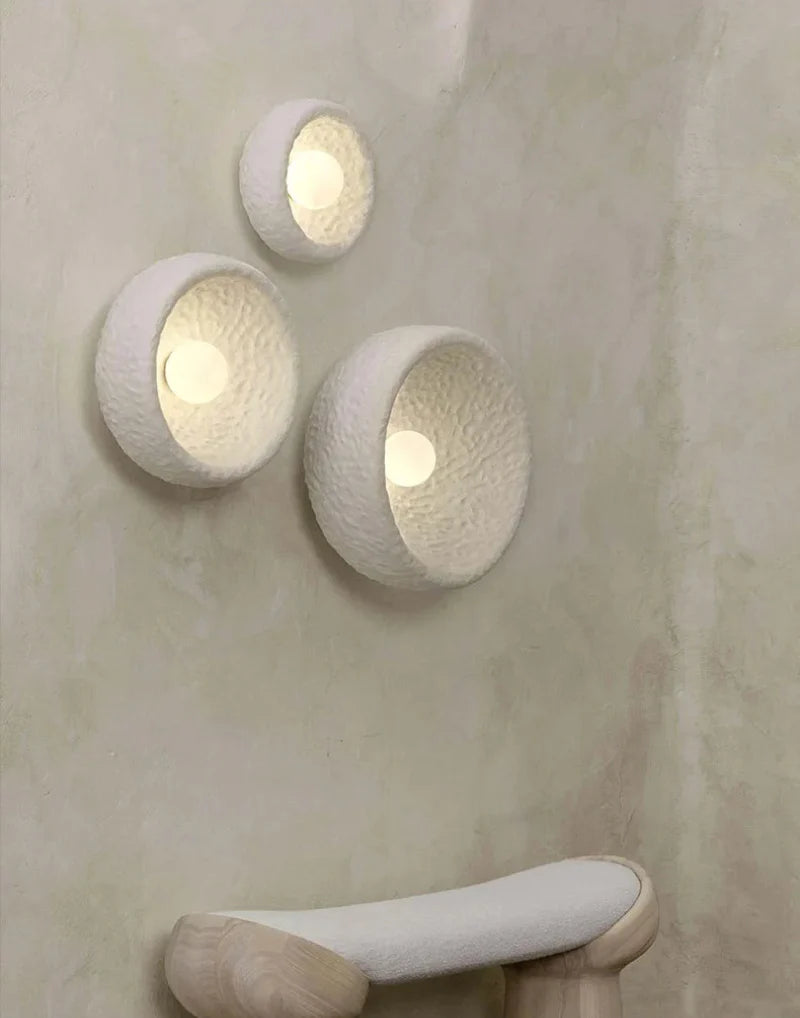 Lunar Textured Wall Sconce Set