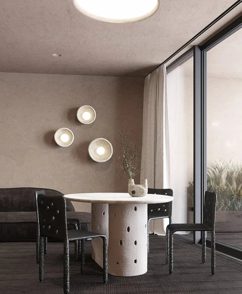 Lunar Textured Wall Sconce Set