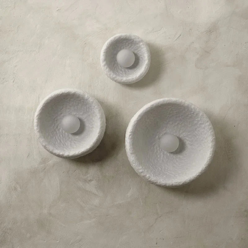 Lunar Textured Wall Sconce Set