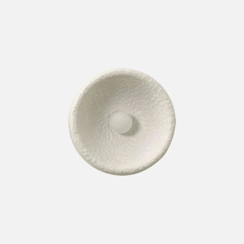 Lunar Textured Wall Sconce Set Small WHITE