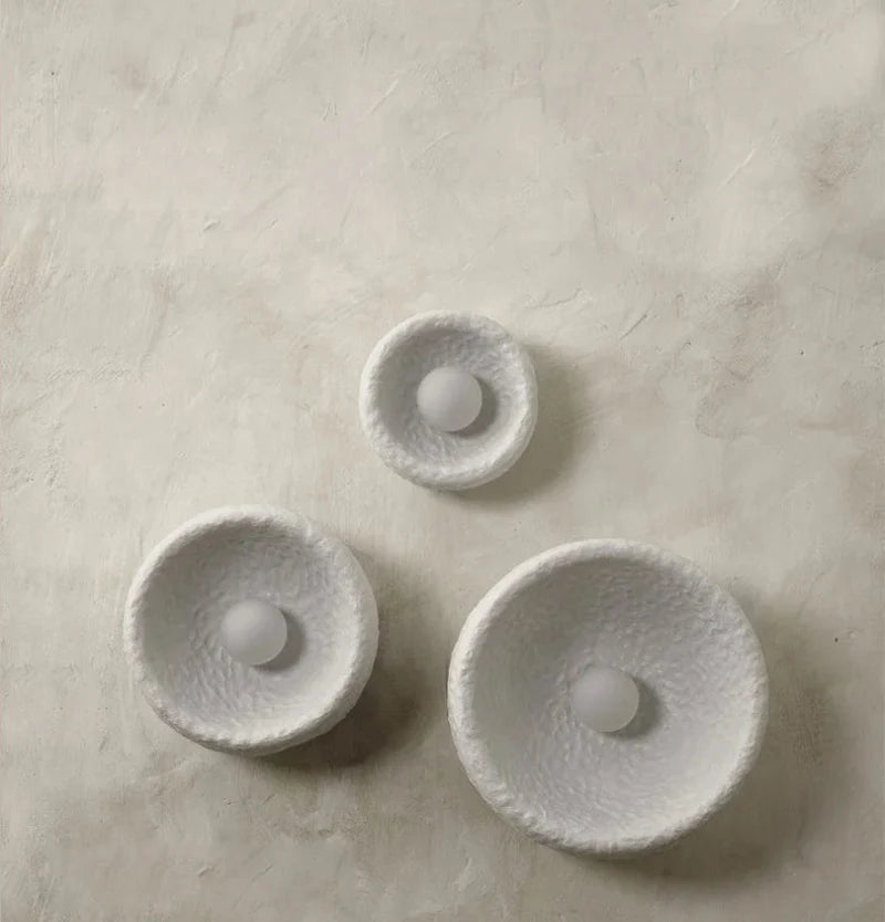 Lunar Textured Wall Sconce Set