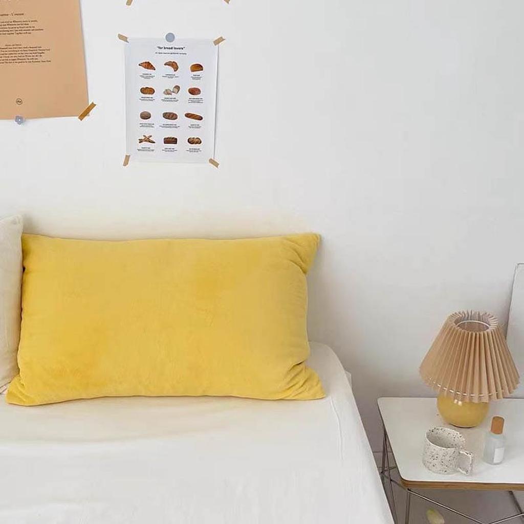 Lush Velvet Pillow Covers Yellow