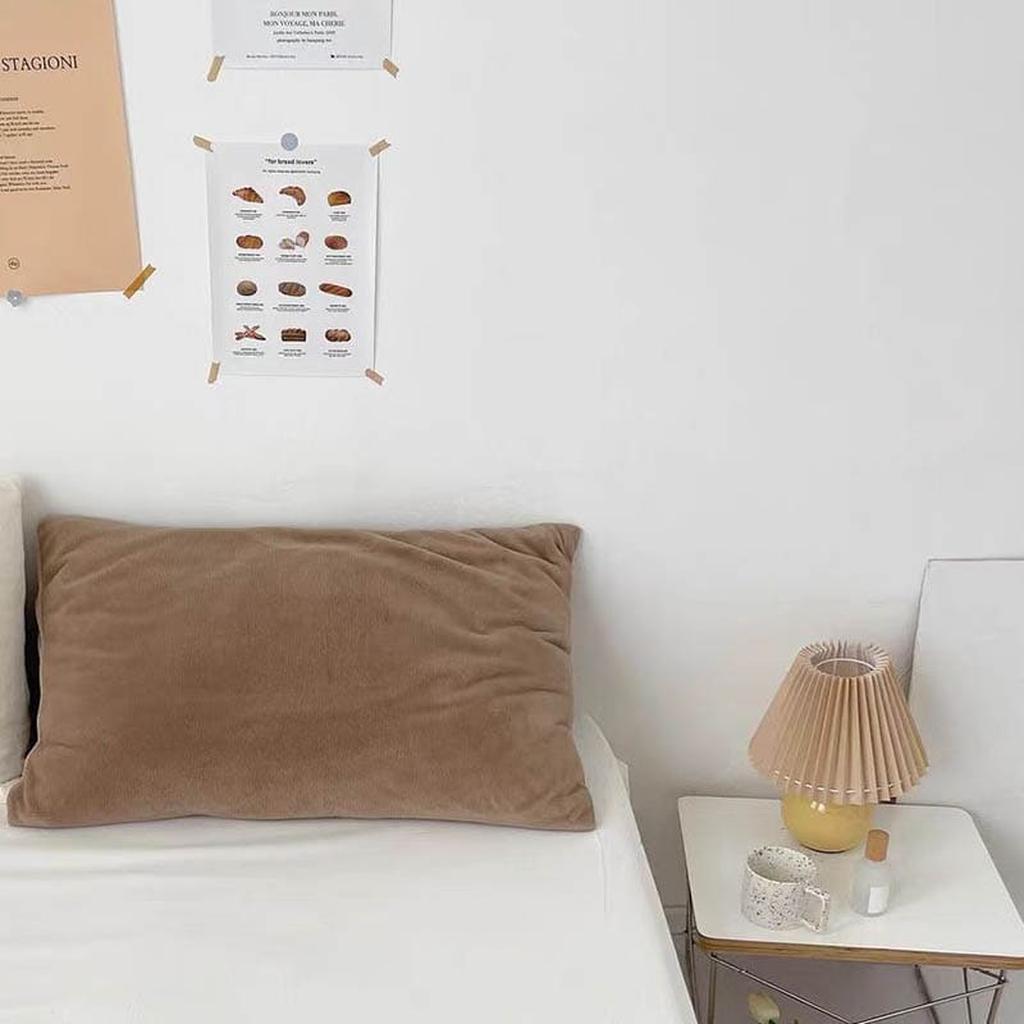 Lush Velvet Pillow Covers Brown