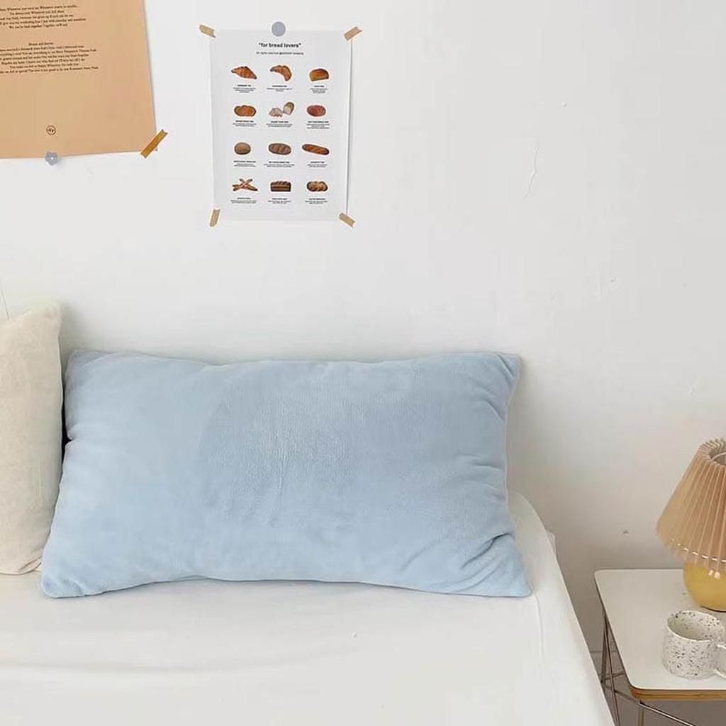 Lush Velvet Pillow Covers Baby Blue