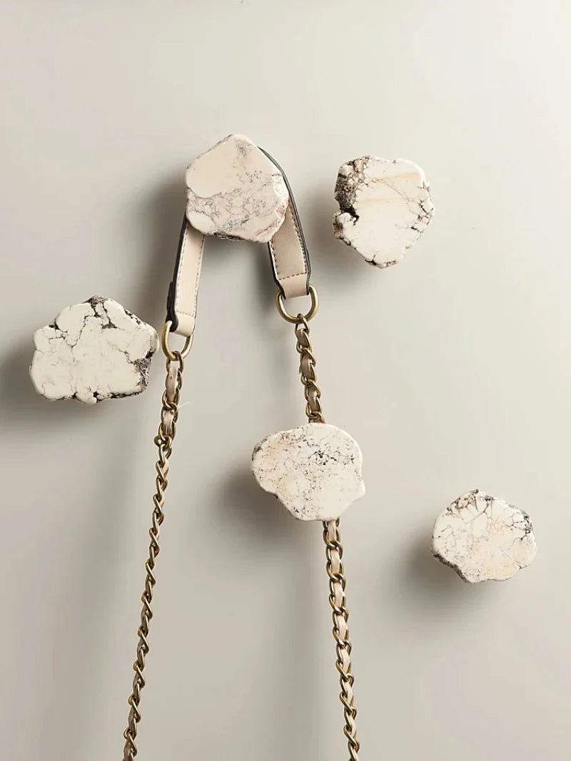 Luxe White Turquoise Stone Knob & Pull