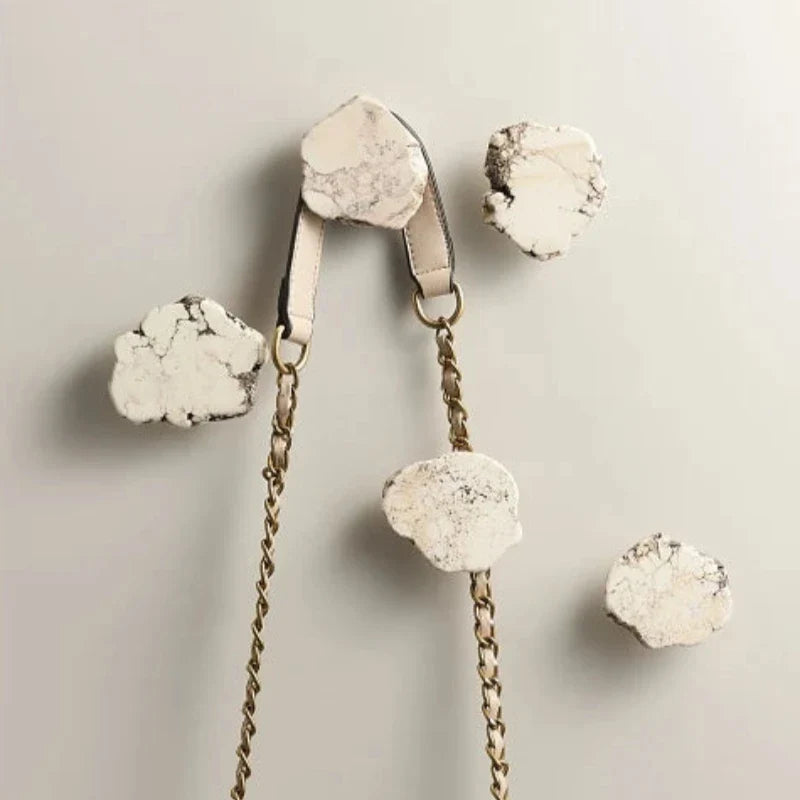 Luxe White Turquoise Stone Knob & Pull