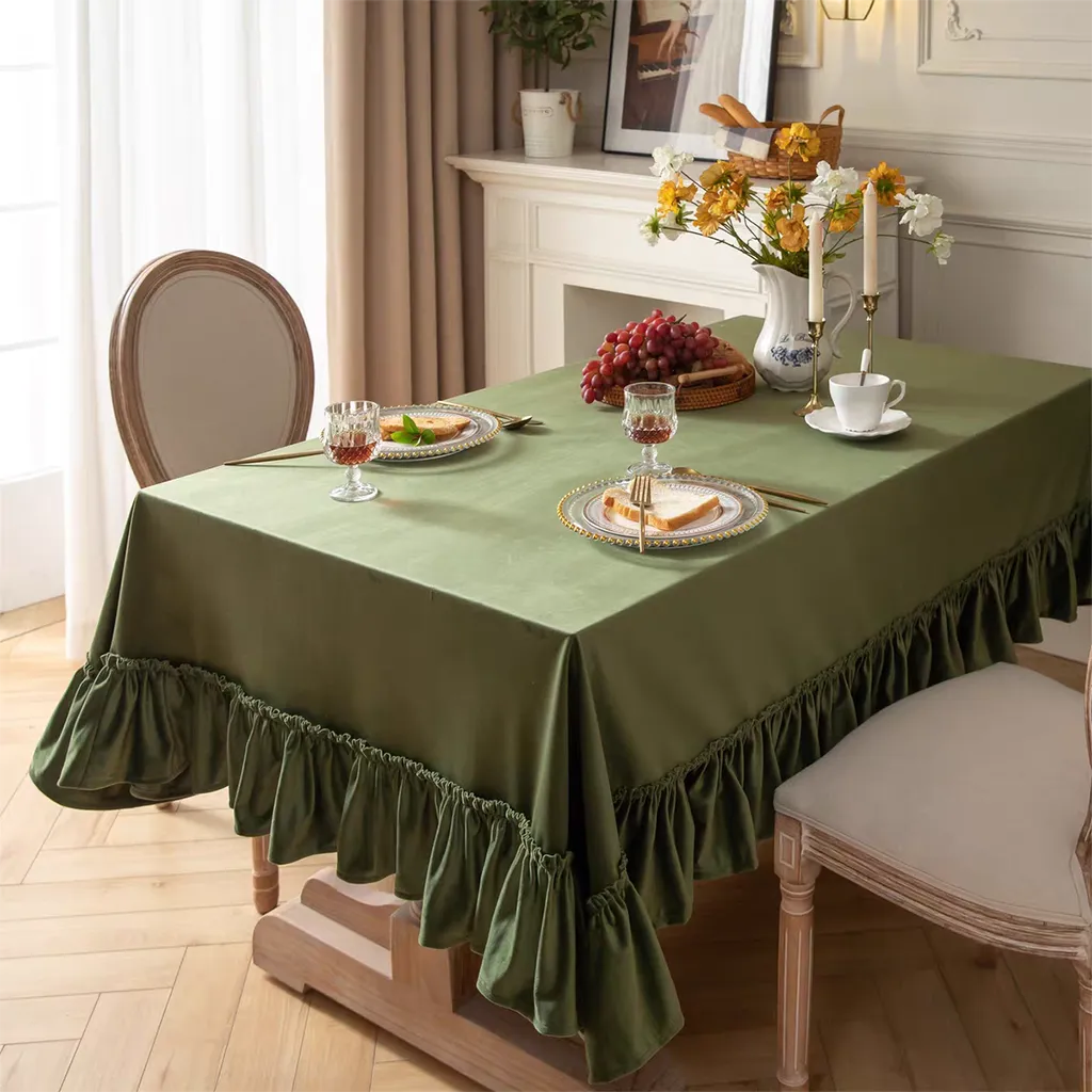 Luxe Ruffle Tablecloth