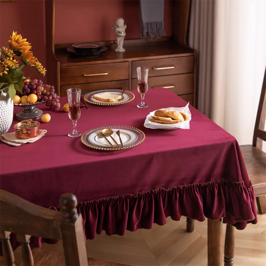 Luxe Ruffle Tablecloth
