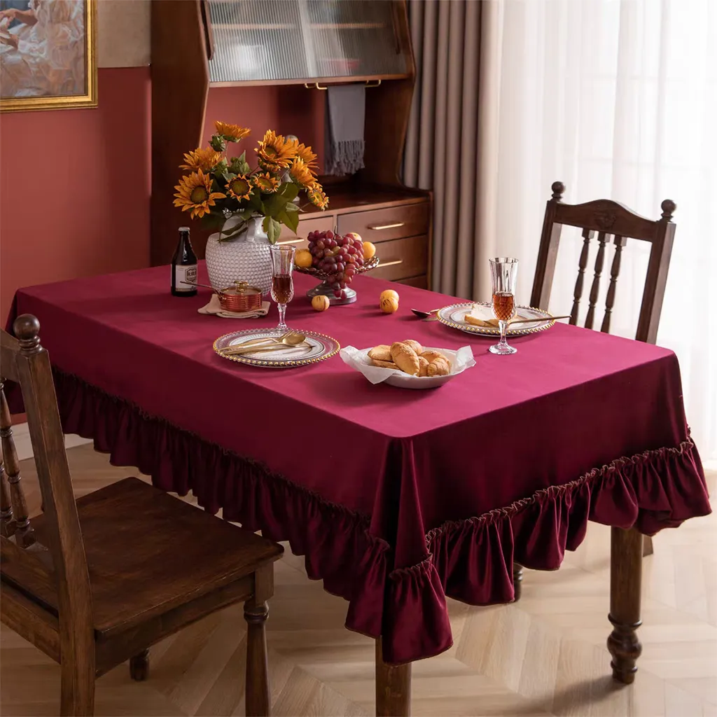 Luxe Ruffle Tablecloth