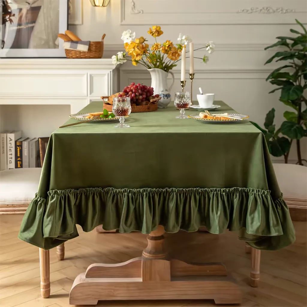 Luxe Ruffle Tablecloth