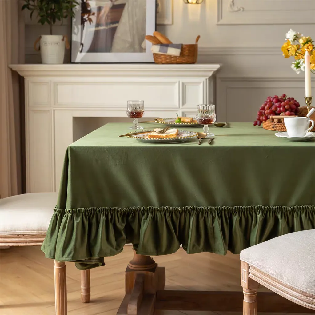 Luxe Ruffle Tablecloth