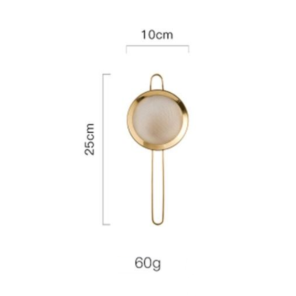 Luxury Gold Stainless Steel Baking Utensil Set Small Colander