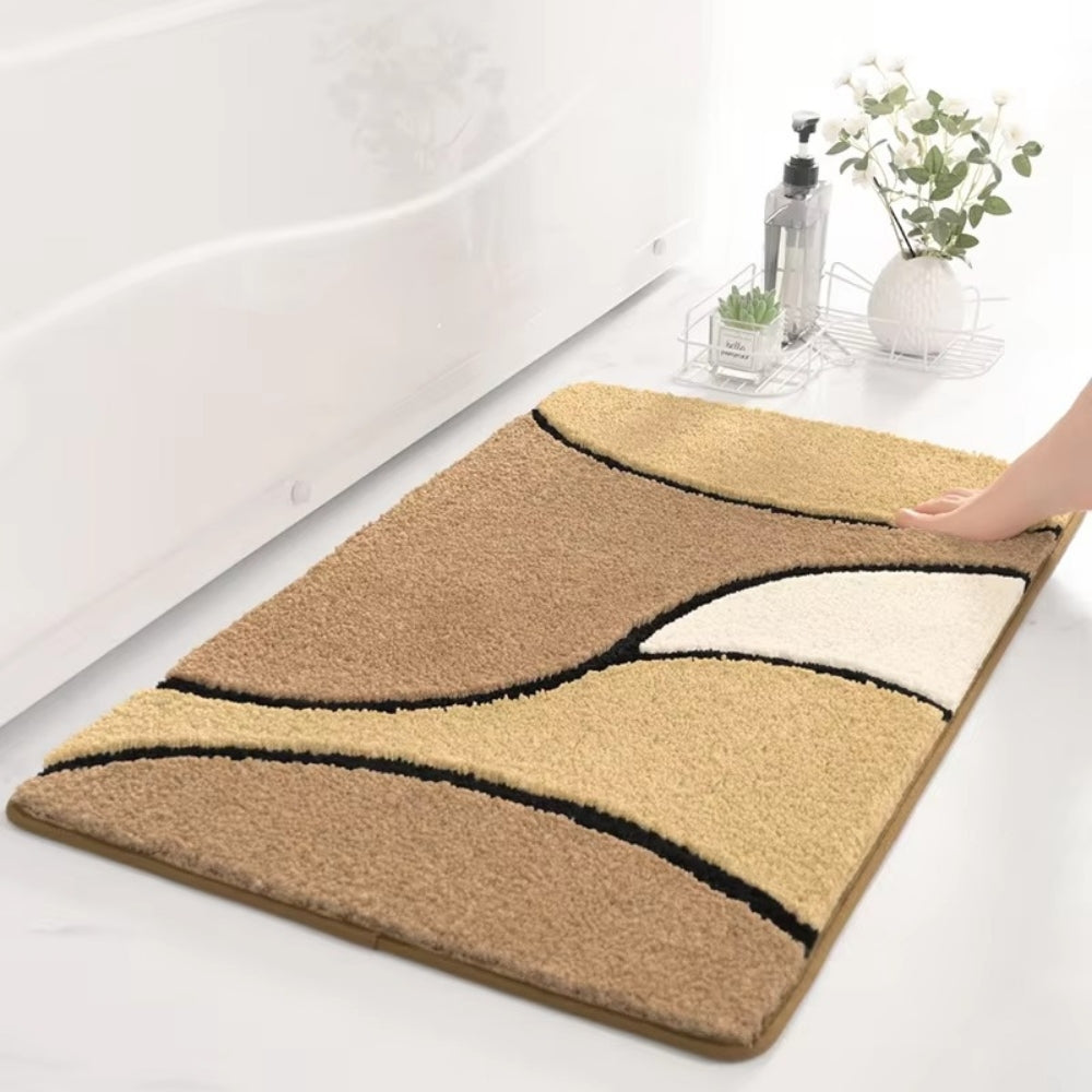 Luxury Absorbent Non-Slip Plush Bathroom Mat Sand Dune