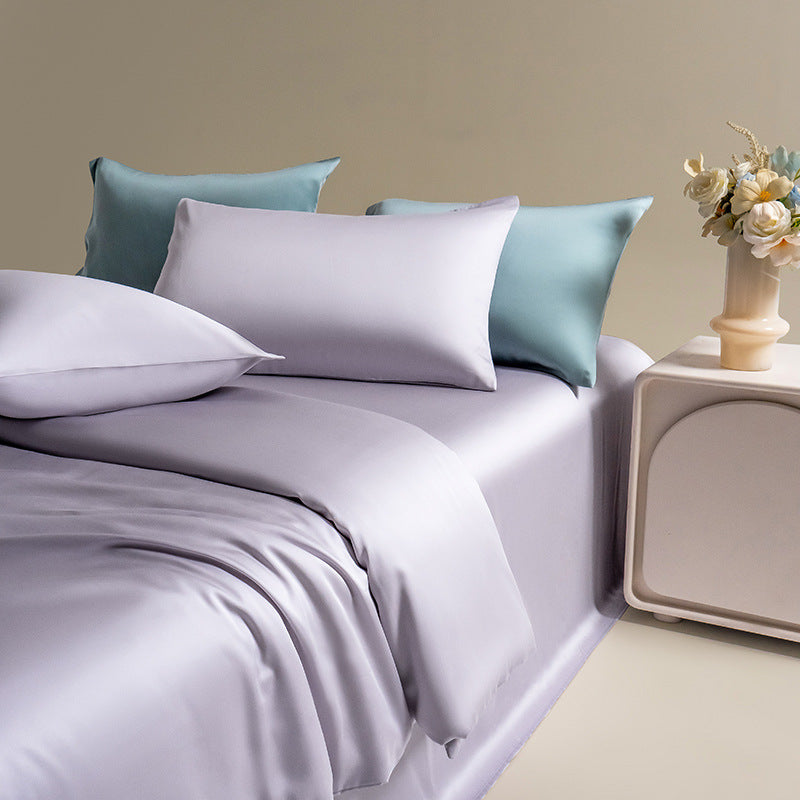 Silky Lyocell Bedding Set — Luxury Comfort Grey