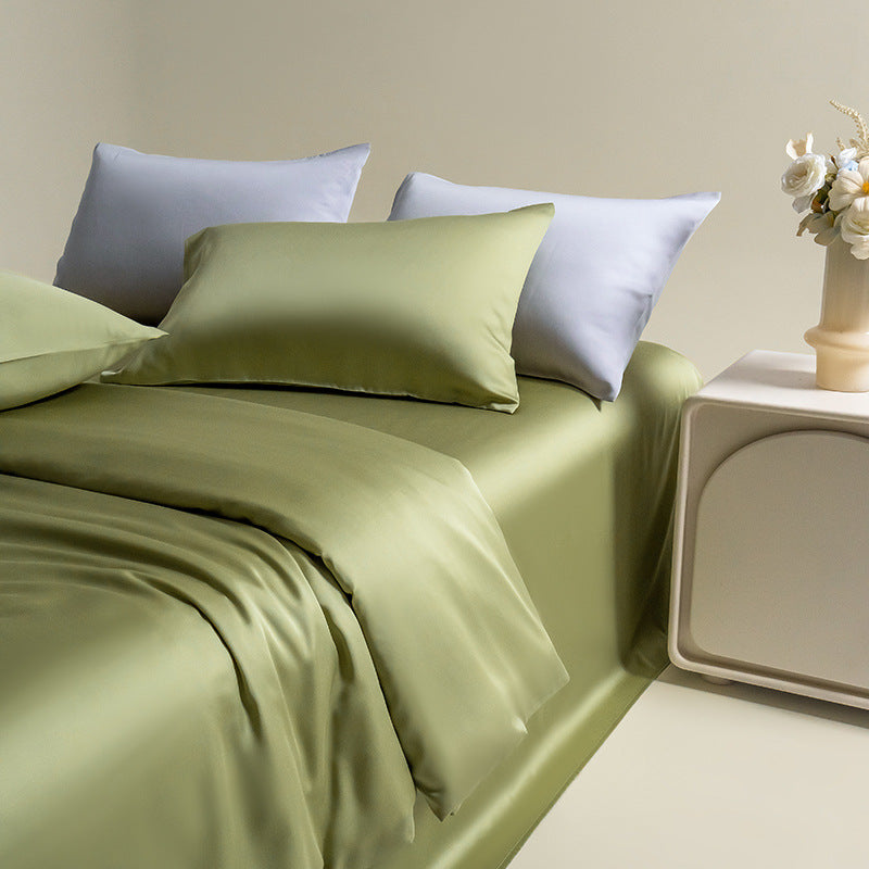 Silky Lyocell Bedding Set — Luxury Comfort Olive