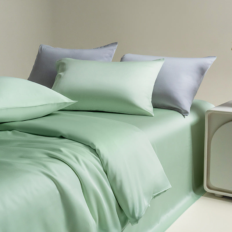 Silky Lyocell Bedding Set — Luxury Comfort Mint Green