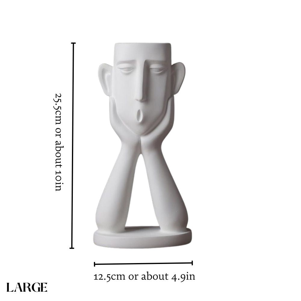 Conversational Portrait Planters Large