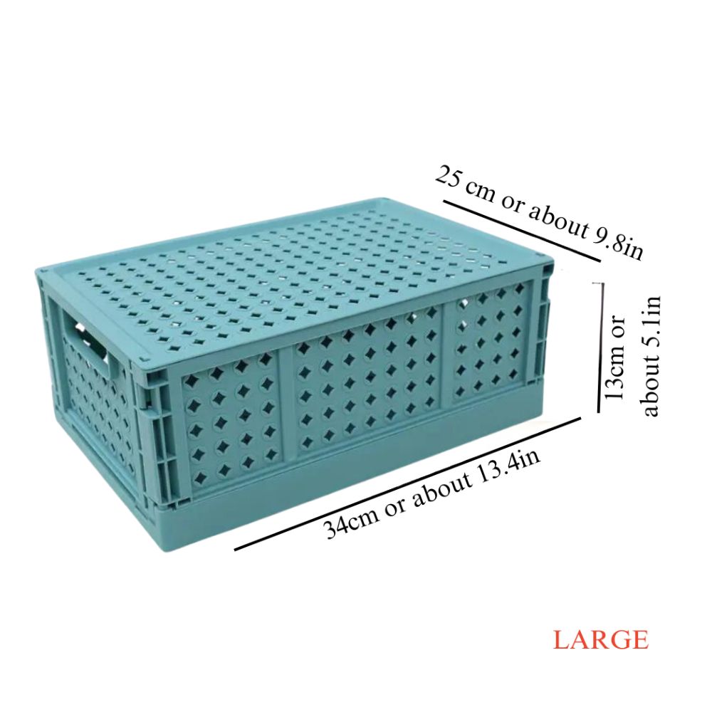 Foldable Storage Box Green Large