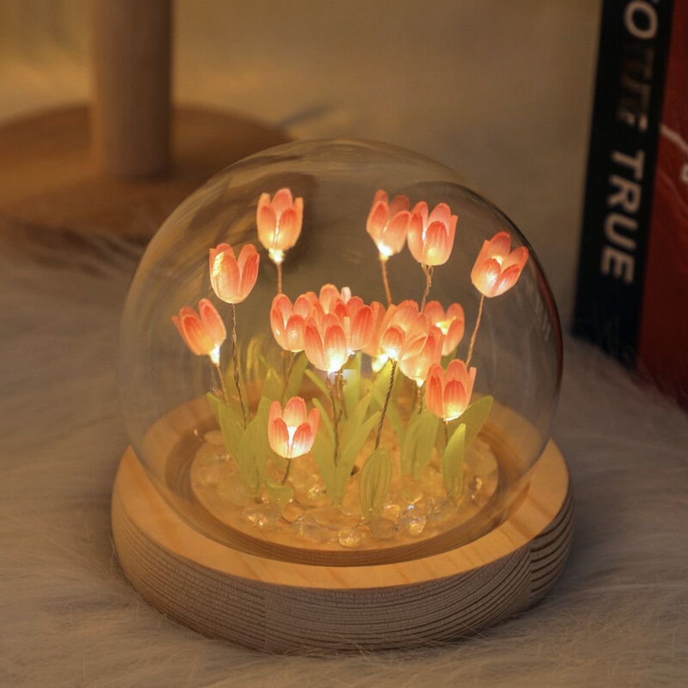 Tulip Night Light Pink 16 Tulips