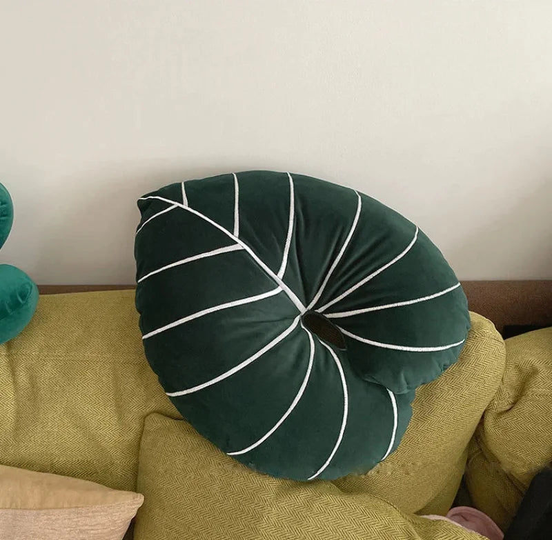Botanic Bliss Leaf Pillow