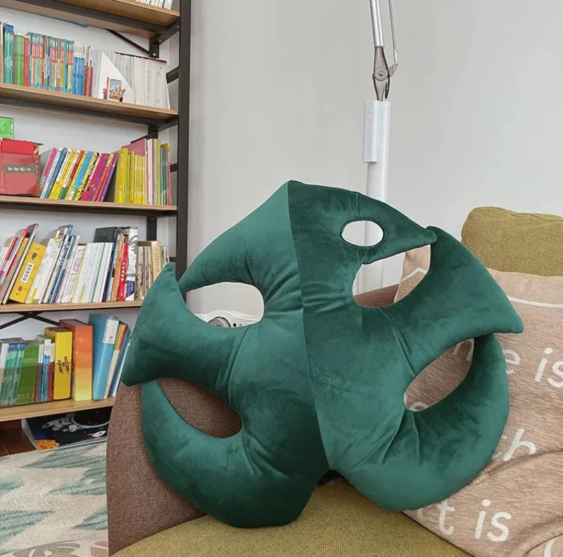 Botanic Bliss Leaf Pillow