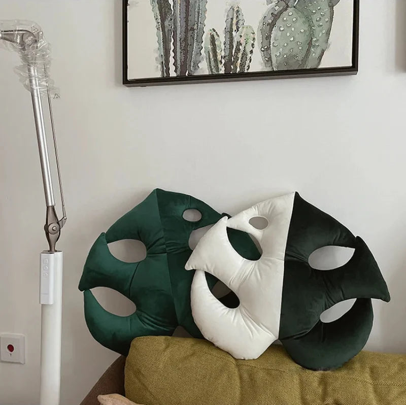 Botanic Bliss Leaf Pillow