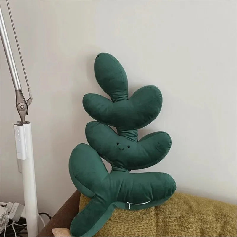 Botanic Bliss Leaf Pillow