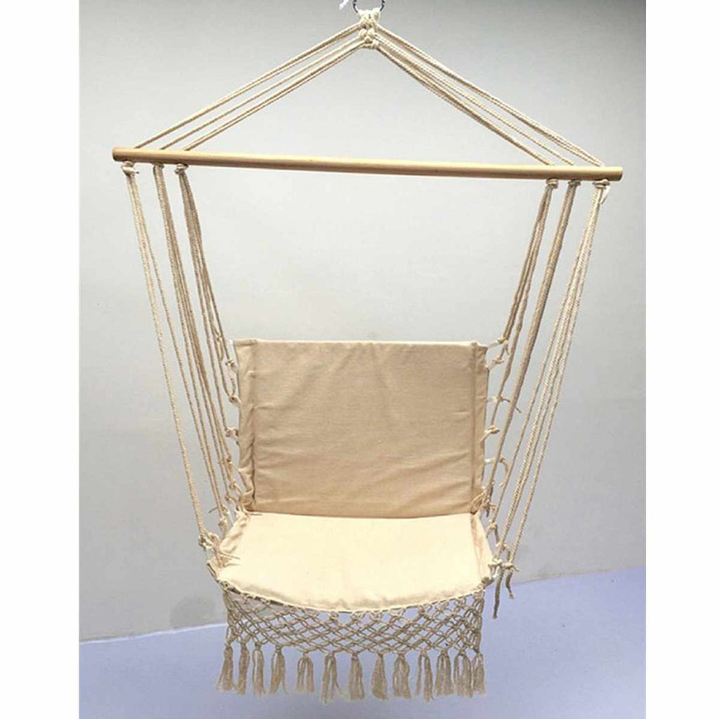 Macrame Hammock Outdoor Garden Swing Chair
