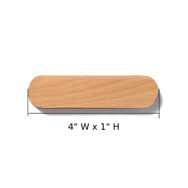Magnetic Wooden Wall Key Holder Medium Beech Wood
