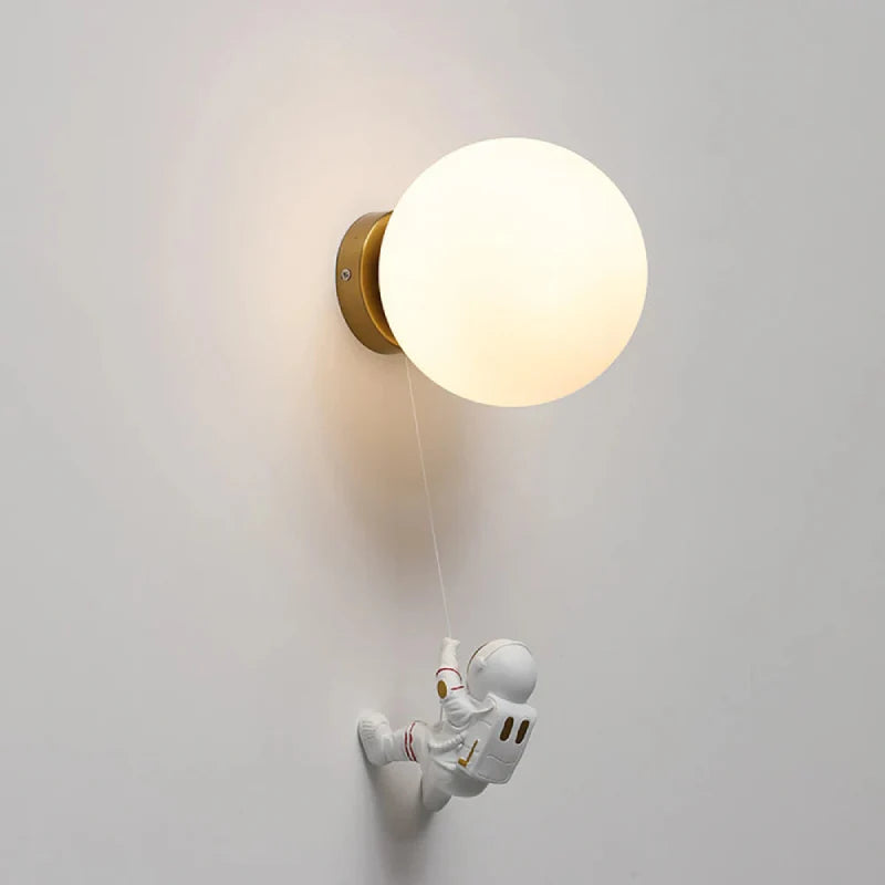 Man in the Moon Creative Wall Lamp White