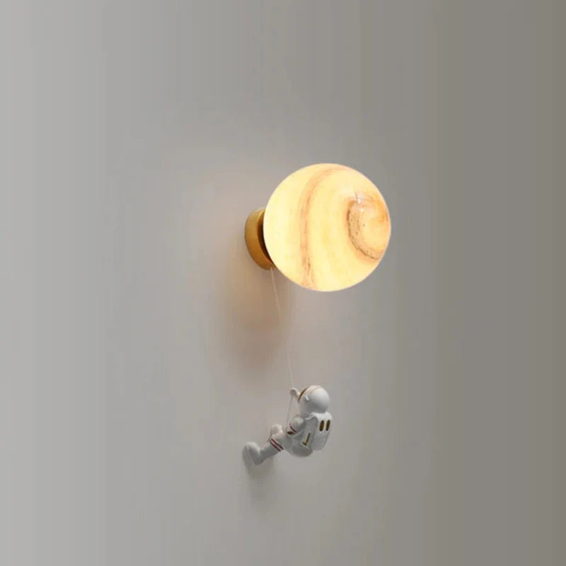 Man in the Moon Creative Wall Lamp Mars