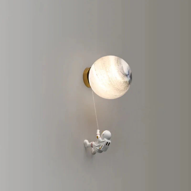 Man in the Moon Creative Wall Lamp Planet